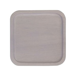 アカシア(Acacia) 木製 ウッド プレート スクエア SS 11×11cm 小皿 コースター パープル AA-008PU