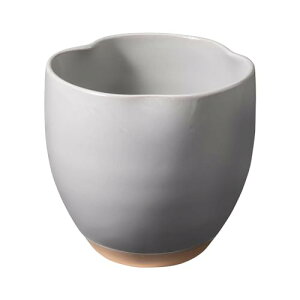 アンドエヌイー(&NE) 美濃焼 赤土3ぺこカップ ハレとケ 鼠 目安容量 230ml 湯呑み 日本製 焼物 陶器 湯のみ NAW-331-GY