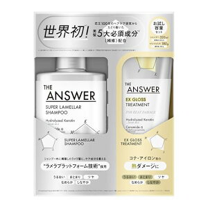 THE ANSWER W AT[ X[p[Vv[EXOXg[gg FOR HEAT DAMAGEic Ȃ߂炩jeʃyA 320ml180g