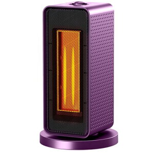 セラミックヒーター 小型 速暖 足元 大風量 電気ファンヒーター 省エネ 高濃度マイナスイオン空気清浄 温度調節 転倒OFF セラミックファンヒーター 暖房器具 静音 耐火素材 コンパクト 持ち