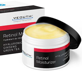 YEOUTH Retinol Moisturizing レチノール モイスチャライザー 60ml(2oz) レチノールクリーム 高麗人参 と緑茶 を配合した、女性・男性兼用のレチノールアドクリーム レチノール クリーム
