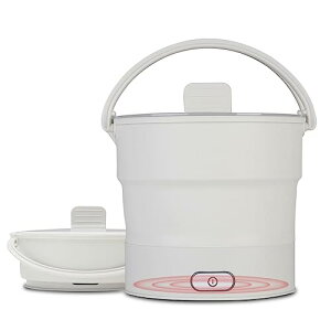「折りたためる電気ケトル」 MACOLAUDER 折り畳みケトル 100℃ 1L大容量 ミニ 電気 ポット ケトル 家庭用沸かし器 100-240V海外対応 2分沸騰 調乳器具 お湯 ラーメン 麻辣湯 スープ かゆ しゃぶしゃ