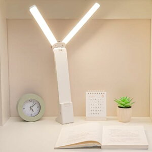 SEKIDAR LEDデスクライト 充電式 4000mAh大容量 折り畳み式 3段階調色+無段階調光 コンパクト卓上ライト コードレス 読書ライト 多角度調整 メモリー機能 非常灯 寝室/仕事/勉強/旅行対応 携帯