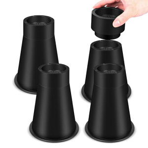 継ぎ脚 高さ調整脚 継足 2段階調整可能 延長脚 アジャスター ベッド テーブル ソファ 机 こたつ 高さを上げる足 テーブル脚台 多段階 高さ調節脚 暖房器具 家具 脚台 つぎあし 底上げ 2Way 15.5