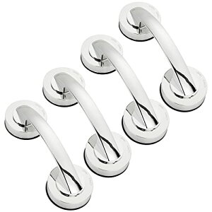 RILIHII 吸盤 ドアハンドル【4個セット】手すり 強力吸盤 手すりドアハンドル 浴室用手すり 吸盤式手すり 吸盤式取手 補助ハンドル 介護セーフティ マルチグリップ 取っ手 工事不要 取り外し