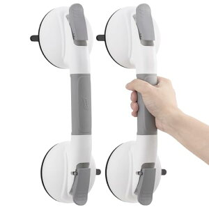 TAILI 浴槽手すり 風呂 大型吸盤強力 介護 吸盤シャワーてすり ドアハンドル ドアノブ 取っ手 浴室 トイレ バスルーム 玄関手摺 入浴介助 高齢者 子供 転倒 予防 穴あけ不要 取り付け簡単 再