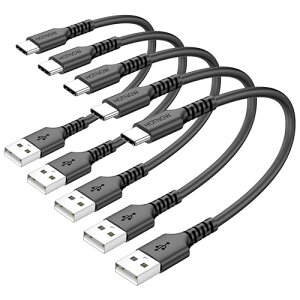 HOTNOW USB C�P�[�u��15 cm 5�{�A0.15 m�Z��USB A����USB C�[�d�P�[�u���A�K�piPhone15 16�A�M�����N�V�[ S25/S24/S8�A����тقƂ�ǂ��ׂĂ� USB�^�C�vC �f�o�C�X