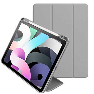 ベルモンド iPad Air 11インチ (2025 M3 / 2024 M2) 10.9 (第5世代 / 第4世代) 用 ケース カバー ペン収納 カバー Apple Pencil 2 ワイヤレス充電対応 三つ折スタンド オートスリープ ウェイク機能 Air4 Air5 ア