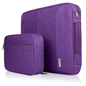 Voova パソコンケース15 15.6 16インチ 衝撃吸収PCケース ノートパソコンケース 取り外し可能な アクセサリーポーチ付き女性 女の子用パソコンカバン MacBook Air 15インチ M2 2023 A2941, 16インチMacBook