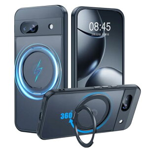 yČRMILKiEMagsafeΉzGoogle Pixel 8A p P[X MagSafeΉ O 360°]X^h@\ cΉ  ΂ݖh~ CX[d Yی ϏՌ gуJo[ O[OsNZ8A