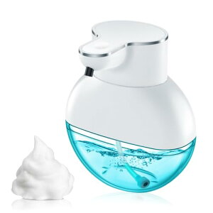 M8自動感応ソープディスペンサー スマートフォーム洗浄機 壁掛け式ソープディスペンサー 泡洗浄機 ギフト用 (白色素材モデル【フォーム】)