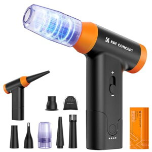 K&F CONCEPT d GA_X^[ u[ 150000RPM  6ރmYt iKʒ 2in1샂[h USB-C[d eʃobe[ Ԏgp /ԓ/PC/L[{[h/J/BBQ/Ƌ| C