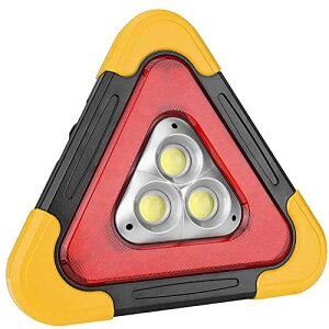 三角停止板 作業灯 投光器 三角表示反射板 三角停止表示板 LED デルタストップ 180度調整 USB充電式 折り畳み式 車警告灯 道路用 事故用 応急処置 停電 防災対策 登山 夜釣り 夜間作業 車修理