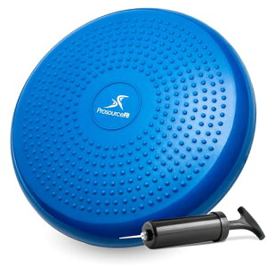 ProsourceFit Core Balance Disc Trainer, 14" Diameter with Pump for Improving Posture, Fitness, Stability