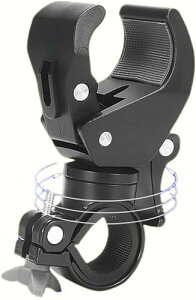 LONGMUN 車椅子用ステッキラック 自転車 オートバイ用懐中電灯ブラケット車椅子用杖ホルダー 松葉杖ホルダー 多目的松葉杖ホルダー電動スクーター 耐久性スティックホルダー 歩行器用ステ