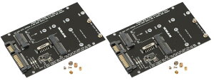 Magi-0276 M.2 SSD & mSATA SSD to SATA 3.0 ϊA_v^ 2in1 ϊ M.2 SATAmSATAp(NVME͎gps) (2)