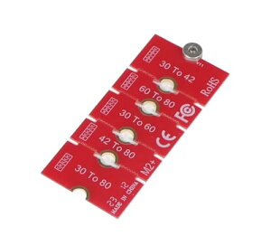 JMT NGFF NVME M2 M2PLUS 2230 - 2280 アダプターカード 2230 2242 260 2280 拡張転送 ロングサイズ変更 M.2 U.2 M3 M.3 SSD用 (1個)