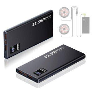 10000mAh 󒲍ƕ obe[ t@tƕp p[oN USBd QC3.0 X}z[d 5V/3Ao MǑ΍ P[uΉ oC dMxXg