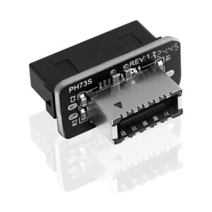 Duttek USB3.0 type-e ϊ USBtgplA_v^[AType-EUSB 3.0 19stgplwb_[gA_v^[́AC^CvC^[tFCXɕϊ\ 1pbN