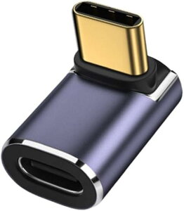 USB-C L90° ϊA_v^AIXXA_v^[40Gbps]100W 5A}[d8K@60Hzfo ] USB ^CvC ϊA_v^Ή thunderbolt USB4.0 (㉺ 90° ~hxg)