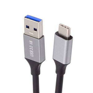 NFHK 10Gbps USB 3.1 Type C オス - USB3.0 Type A オス データ電源ケーブル 5V3A ノートパソコン 携帯電話ディスク 60cm