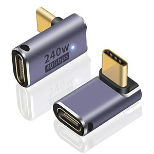 Poyiccot USB Type C L A_v^ 240WAL USB C ϊA_v^y40Gbps f[^]/8K@60HzfózUSB C A_v^ USB 4.0 ^CvC A_v^Thunderbolt 4Ή MacBook Pro/MacBook Air, 2
