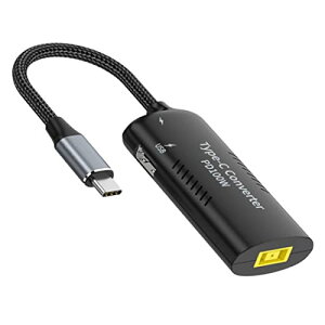 Chenyang USB C電源コンバーター 長方形電源 Thinpad X1入力 USB C 100W 15W Type Cと12W Type A出力PDエミュレータートリガー充電ケーブルアダプター付き