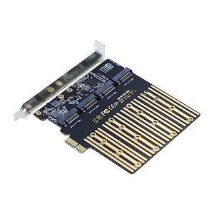Cablecc PCI-E 1X  4 NGFF B/M-Key SSD C{[h fXNgbv A_v^[ Ro[^[ SSD J[h 4x/8x/16x ƌ݊