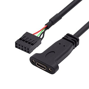 Cablecc VO|[gUSB 3.1 USB-C^CvCUSB 3.0 19pinwb_[}U[{[hP[u20cm