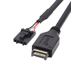 Cablecc USB 3.1 ^Cv E tgpl wb_[ IX zXg - USB 2.0 }U[{[h 4 s sb` 2.54mm IDC nEWO b` foCX P[ut 30cm