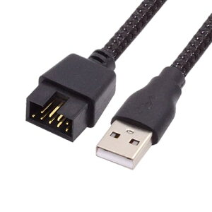 xiwai VO USB 2.0 IX ^Cv A }U[{[h 9 s 10 s IX wb_[ P[uR[h X[ut 20 cm