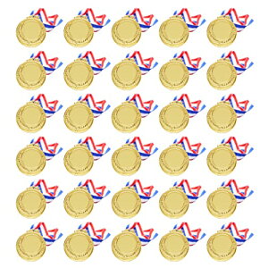 HAMILO 金メダル 運動会 発表会 マラソン 優勝 記念 (30枚セット)