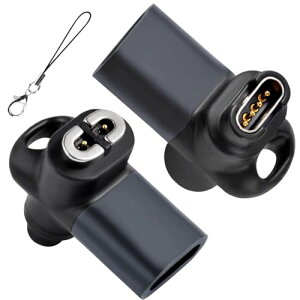 ガーミン用変換アダプター Shokz USB Type-C用変換アダプター 2 in 1変換アダプターVenu 3/ Approach s70 Fenixシリーズなど汎用USB-C to Shokz 充電ケーブル に対応 変換アダプター 、ShokzOpenRun (旧AfterShokz) /