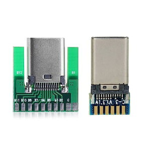 JSER DIY 24pin USB 3.1^CvCIX&XvO&\PbgRlN^[SMT^Cvwith PC{[hJsER 1Zbg