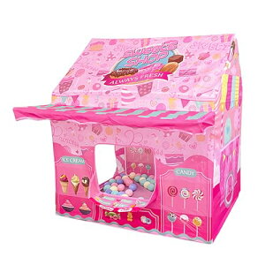 TOPAIM キッズテント 子供用テント テントハウス かわいい 知育玩具 室内遊具 おままごと 折りたたみ式 収納バッグ付き お誕生日 出産祝い クリスマスのプレゼント お菓子屋さん