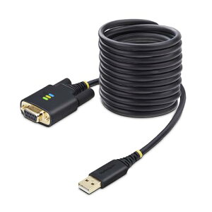 StarTech.com USB - RS232CVAϊP[u^NX^USB 2.0ڑ^3m 1P10FFCN-USB-SERIAL