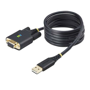 StarTech.com USB - RS232CVAϊP[u^NX^USB 2.0ڑ^2m^1|[gD-Sub 9 s^IX-X^FTDI FT232R^COMێ@\^ESDی^eOSΉ 1P6FFCN-USB-SERIAL