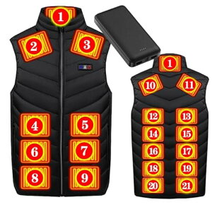 [Vasarhely] M-6XL dMxXg q[^[ 15q[^[ 3iKx 傫TCY M dMWPbg USBd q[g nClbN h ƒ Y fB[X(L obe[t)