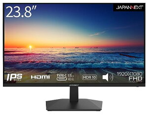 JAPANNEXT 23.8C` IPSpl tHDtj^[ HDMI USB-C(15Wd) ubN JN-IPS238FHDR-C