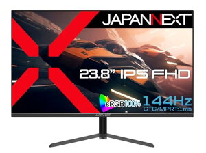 y@z JAPANNEXT 23.8C` Q[~Oj^[ 144Hz 1ms tHD 1920x1080𑜓x FAST IPS pl fBXvC (HDMI/DisplayPort/VESAΉ/u[CgJbg / p178°) JN-238Gi144FR