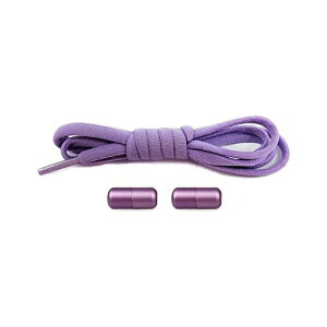 prendre 結ばない靴紐 ゴム 靴紐 ゴム靴ひも 伸縮 フィット スニーカー シューズ 靴 スポーツ アウトドア メンズ レディース キッズ シニア フリーサイズ (パープル) PR-SL000-PP