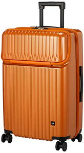 ACE(エース) スーツケース mサイズ 3泊4日 4泊5日 59L フロントポケット 14inch PC収納 キャリーケース タッシェ No.06537 オレンジ