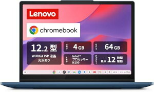 Lenovo Chromebook クロームブック IdeaPad Flex 3i Gen8 12.2インチ インテル? プロセッサー N100搭載 メモリ4GB eMMC 64GB バッテリー駆動12.0時間 重量1.25kg アビスブルー 82XH001KJP
