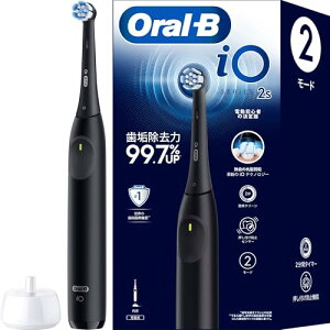 ブラウン 電動歯ブラシ オーラルB iO2S (電動初心者の決定版) iOS21D90BK ブラック 【  】