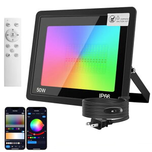 y2&O[hAbvŁzLedoversea RGBCW LED tbhCg1600F X}[g O 50W IP66hho 뉀100VΉ iKF R/BluetoothAvp Alexa GoogleΉ 