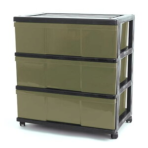 ߑP[X 3i LX^[t vX`bN Ch `FXg ^X [P[X o e 60cm s40cm 66cm g { (ubN^J[L) W3-1BKNK