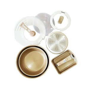 evercook 選べるエバークック IH対応 着脱式8点セット エクリティモデル アイボリー