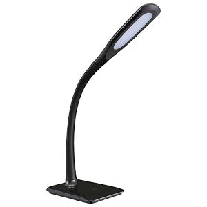 LED�f�X�N�����v 3�i�K���� �u���b�N DS-LS16MUGH-K 06-3708 OHM �I�[���d�@