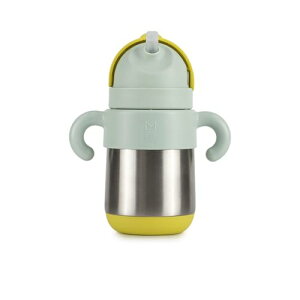 ストローマグ 保冷 サーモボトル メロウェア meroware ベビー 水筒 メロウェア 魔法瓶 ステンレスストロー 幼児用 男の子 女の子 270ml 保温 MATT matt ミント 出産祝い