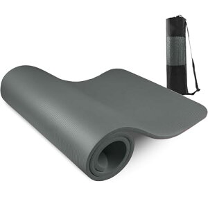 ヨガマット 厚め 10mm 15mm AYO トレーニングマット 厚め 幅広 ヨガ トレーニングマット エクササイズマット ストレッチマット フィットネス ピラティス 筋トレ (防音/幅広/水洗い) ヨガ用 室内